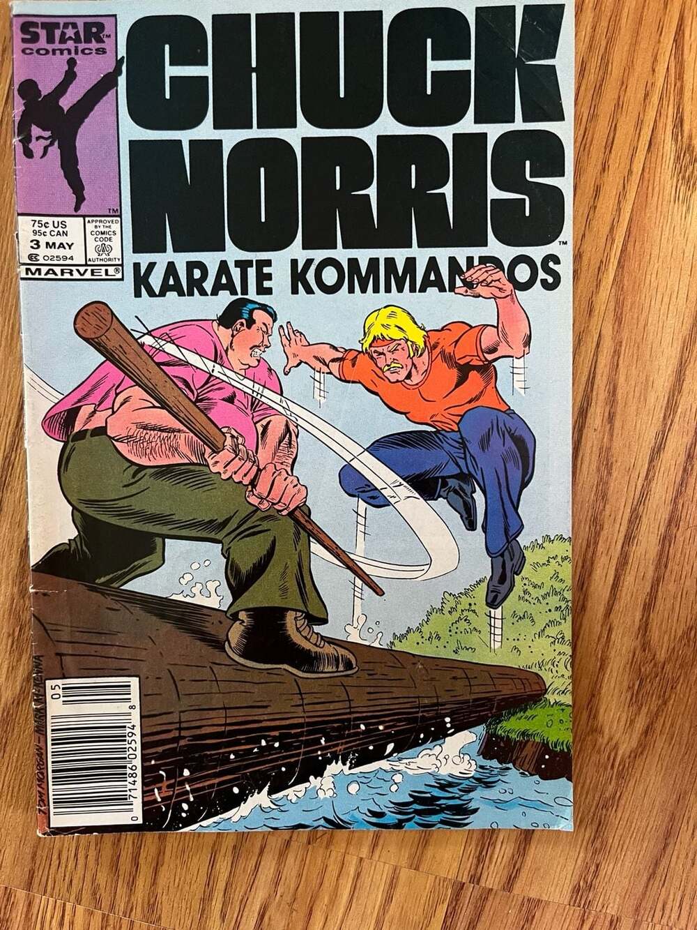 Chuck Norris Karate Kommandos #3 Marvel 1987 Tabe's Story ! Steve Ditko pencils